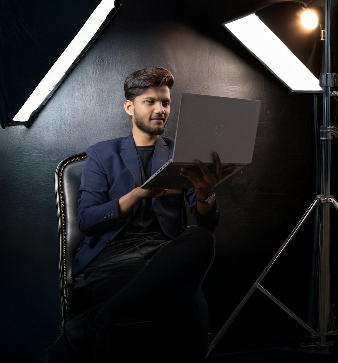 Professional male media instructor and journalism professor
